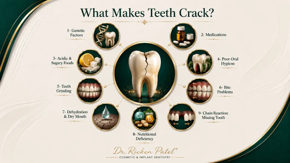 What makes teeth crack What makes teeth crack